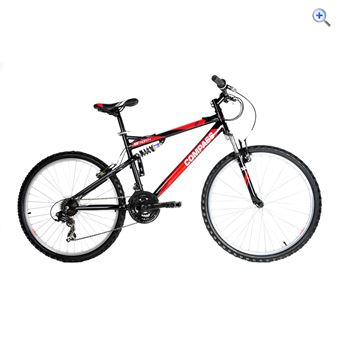Compass 55 Degree North Steel Full Suspension Mountain Bike - Size: 14 - Colour: Black / Red